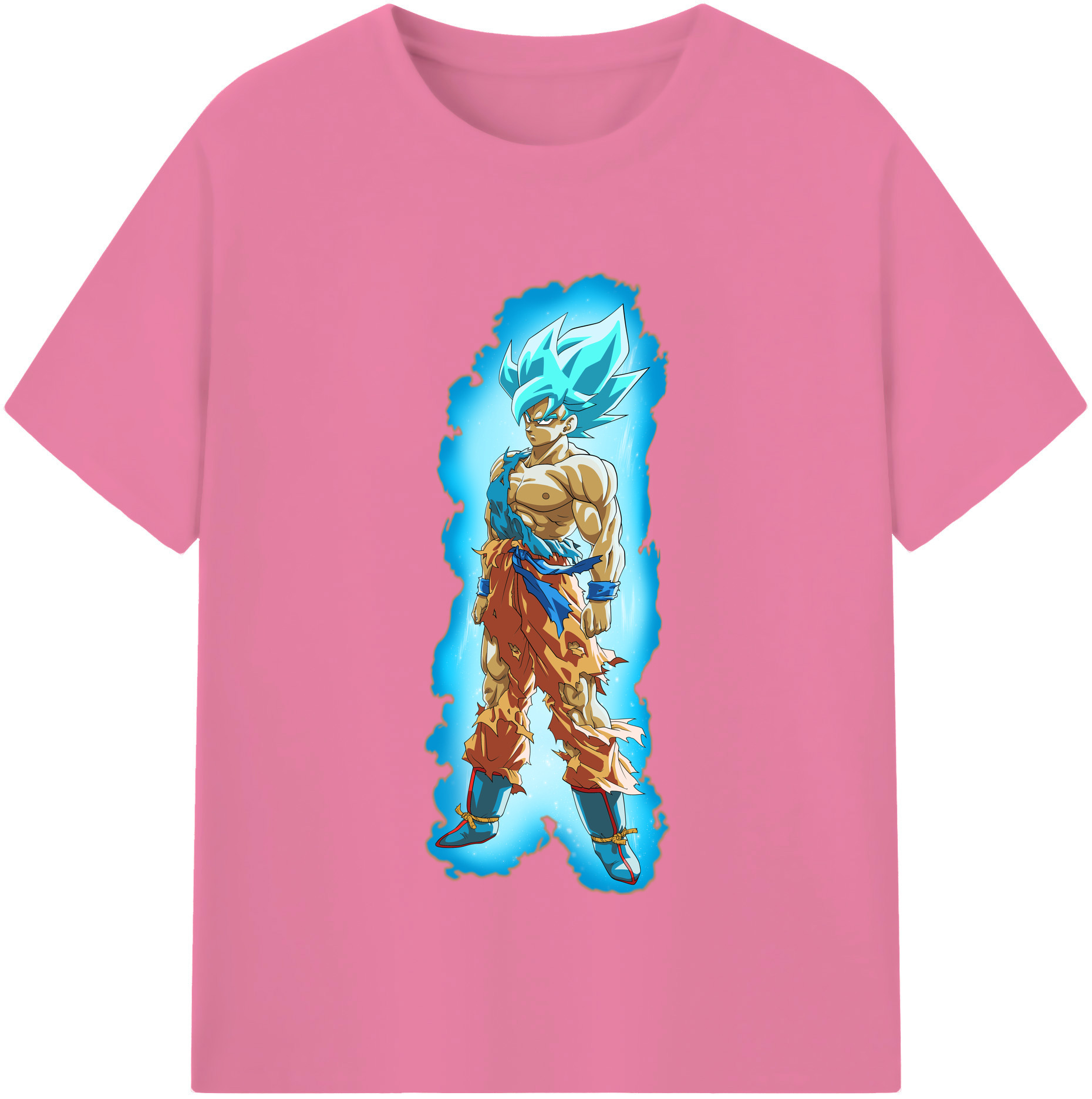 （画像用） ドラゴンボール 孫悟空（そん ごくう）Son Goku カカロット DRAGON BALL Kakarotto 綿100％半袖Tシャツ（フロントプリント）